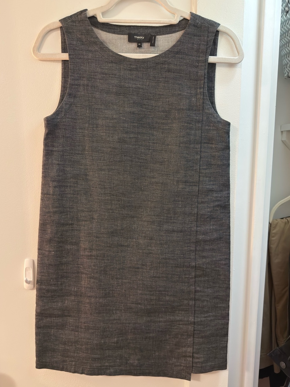 Theory Cotton/Linen Shift Dress